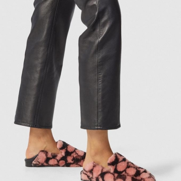 COACH Holly Signature Shearling Loafer Slippers NIB - Picture 4 of 5